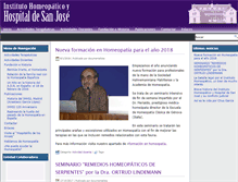 Tablet Screenshot of hospitalhomeopatico.es